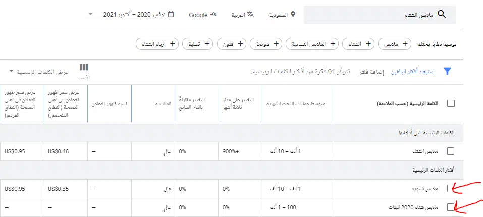 كتابة اعلان
